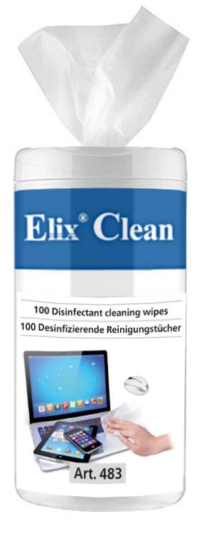 Desinfizierende, feuchte Reinigungstücher, 100 Stück (61029)