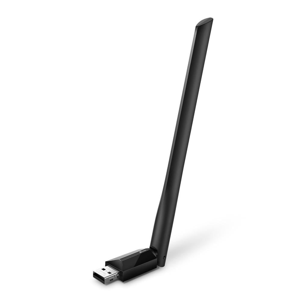 WLAN-Stick T2U Plus AC600-High-Gain-Dualband-USB-WLAN-Adapter, Schwarz
