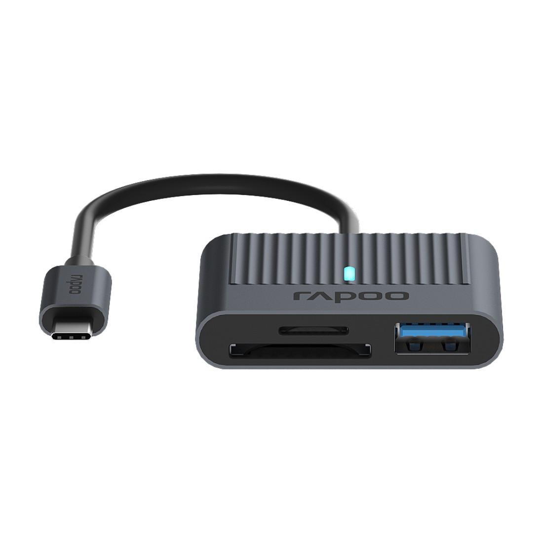 USB-C Kartenleser "UCR-3001", Grau (00217694)