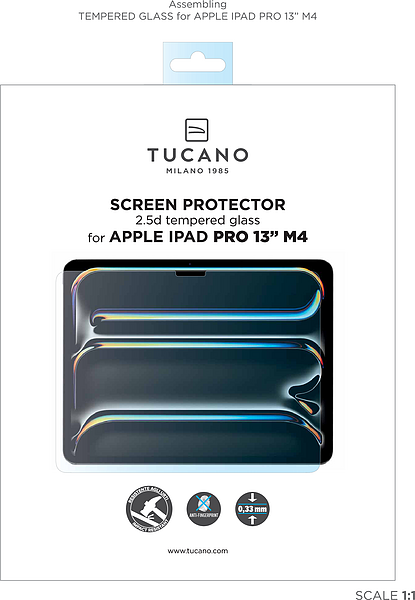 Tablet-Schutzglas SCREEN PROTECTOR Glasfolie Apple iPad Pro 13''M4, klar