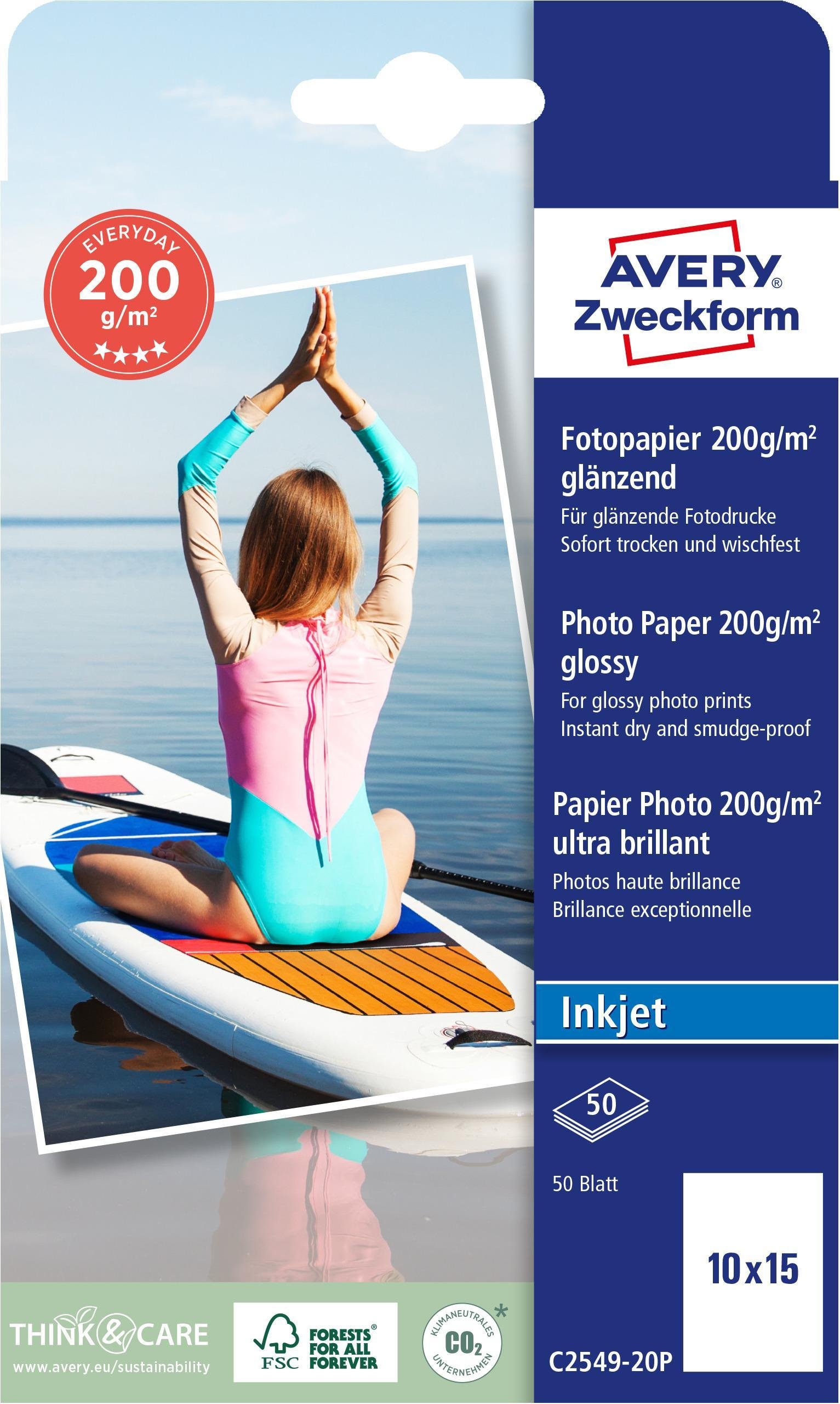 C2549-20P 50 Blatt Fotopapier