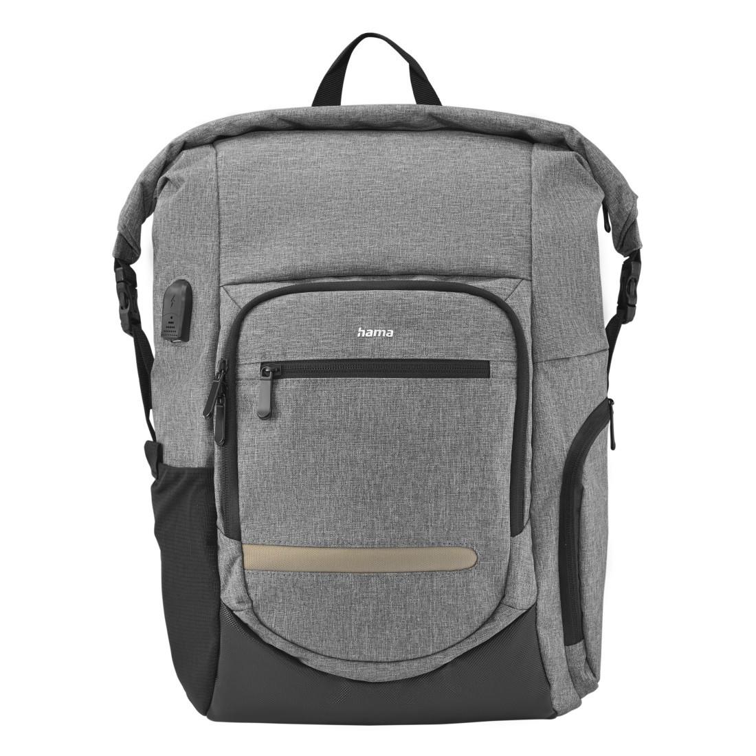 Laptop-Rucksack "Terra", Rolltop bis 40 cm (15,6"), Grau (00217239)