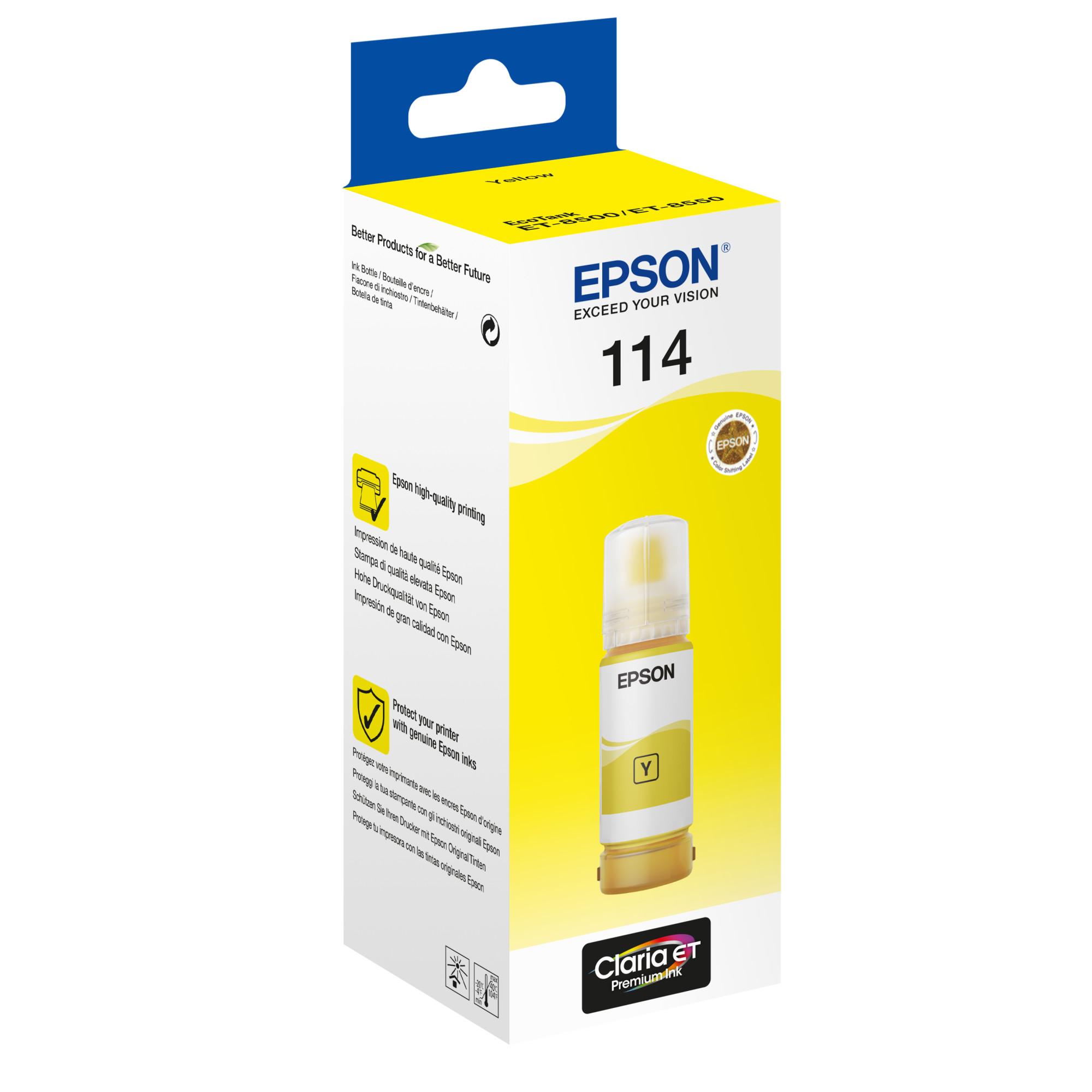 114 EcoTank Gelb Tintenflasche (C13T07B440)