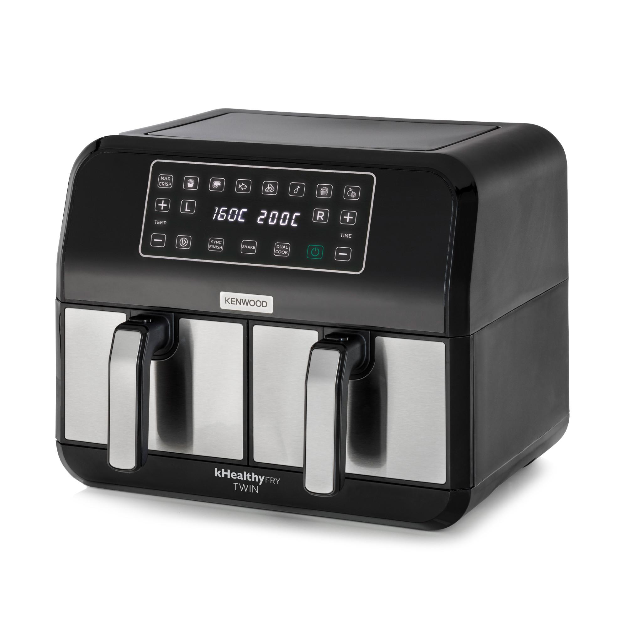kHealthy Fry TWIN Air Fryer HFM20.000MB Doppel-Heißluftfritteuse