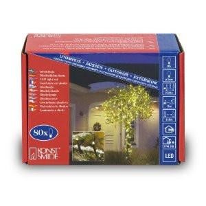 LED Microkette 80er warm weiß