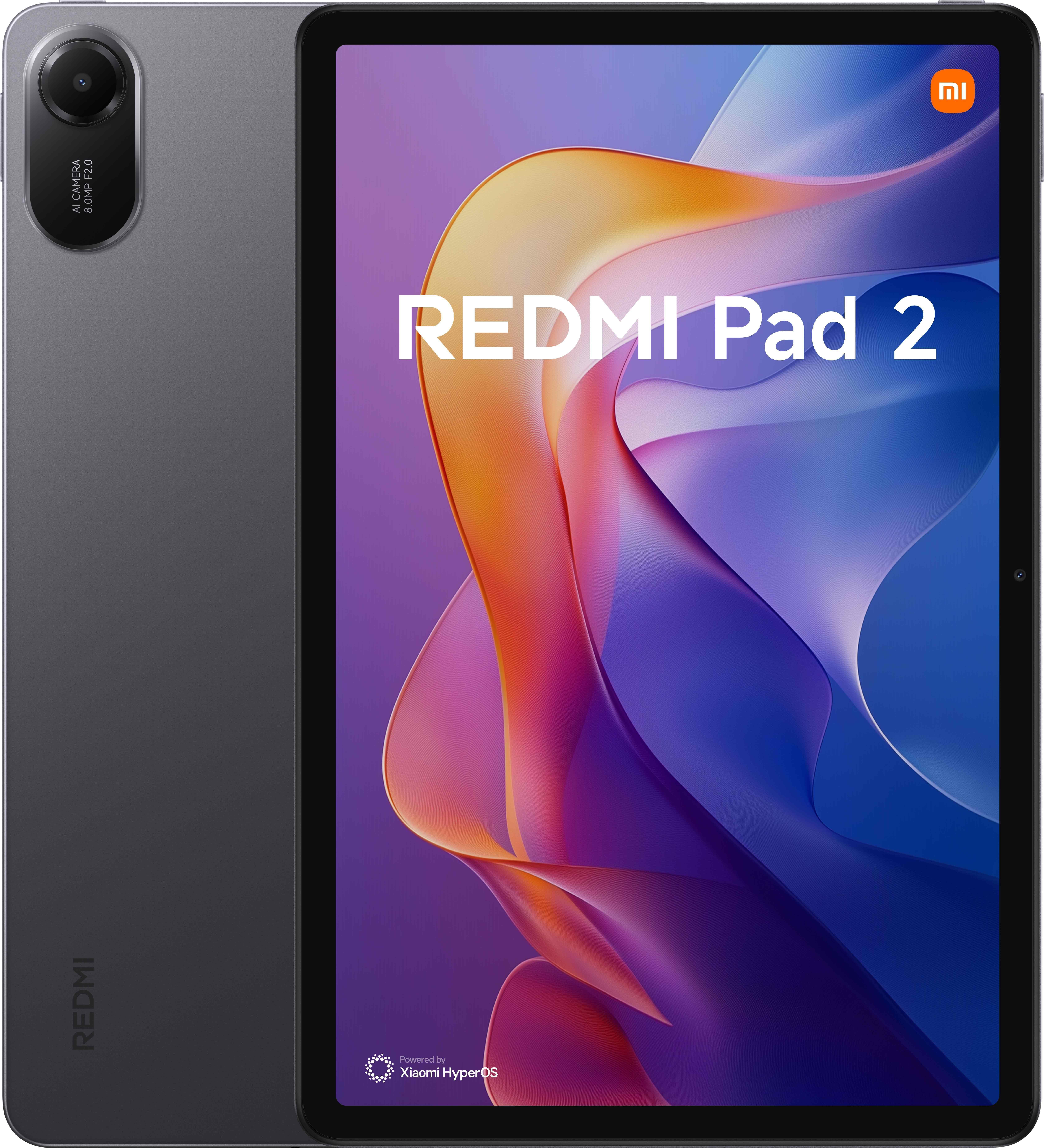 Redmi Pad 2, 4 GB + 128 GB, Graphite Gray + Cover Bundle Tablet