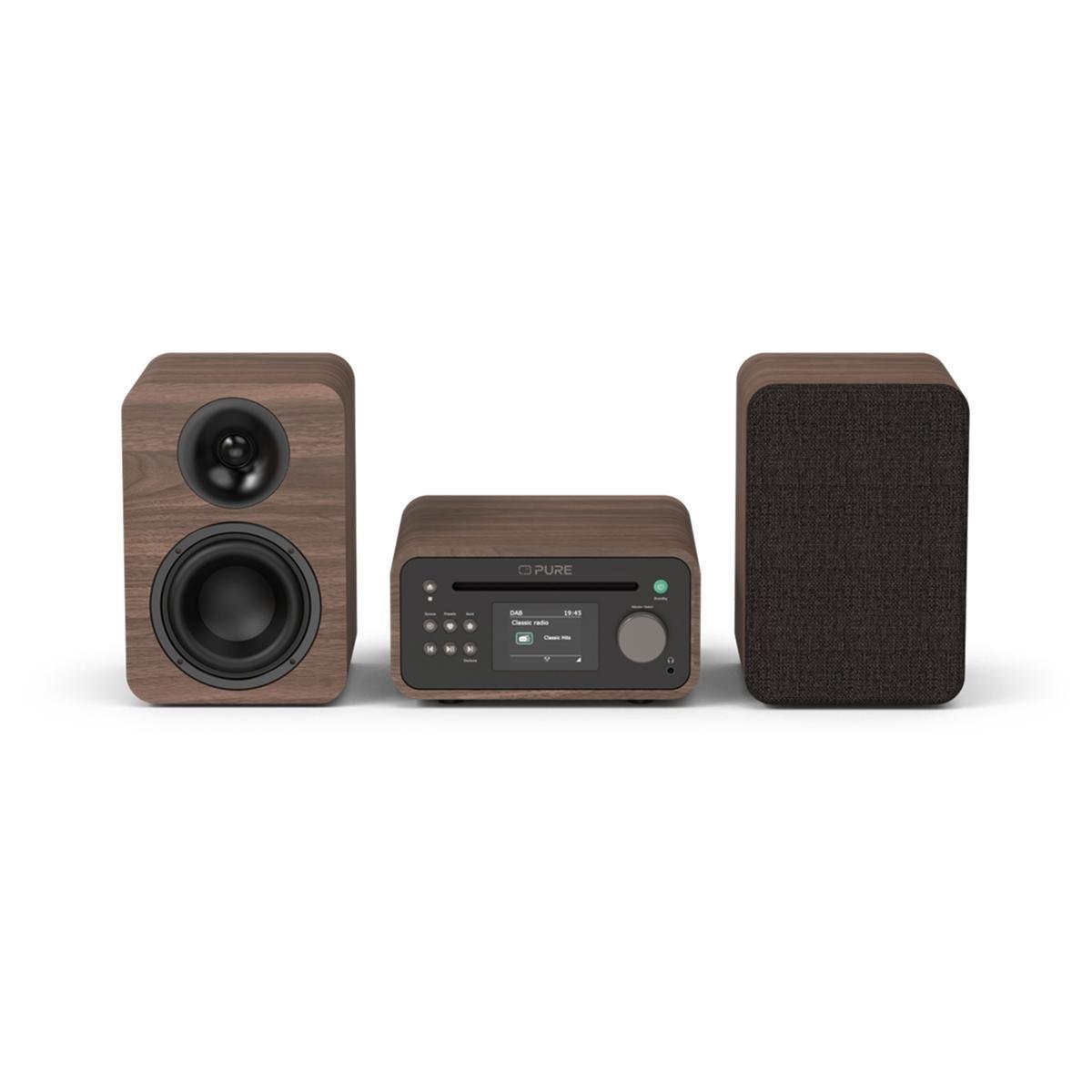 Kompaktanlage Classic Stereo Mini Coffee Brown