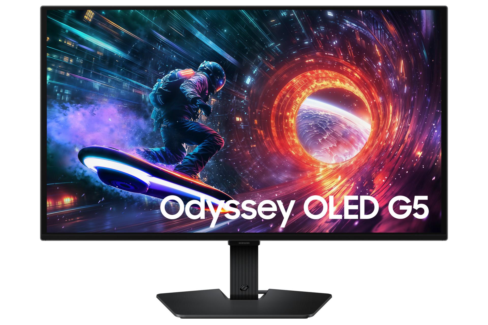 Gaming-Monitor Odyssey OLED G5 G50SF, Schwarz, 27 Zoll, QHD, 180 Hz, 0,03 ms