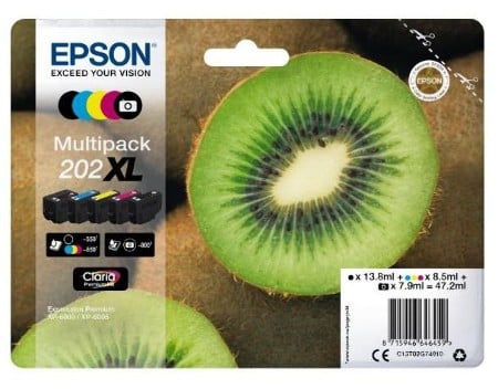 C13T02G74010 Kiwi MultiPack XL Druckerpatrone