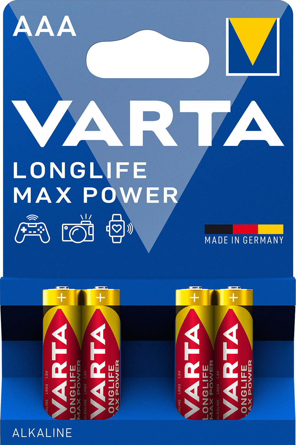 LONGLIFE Max Power AAA 4er Blister Batterie