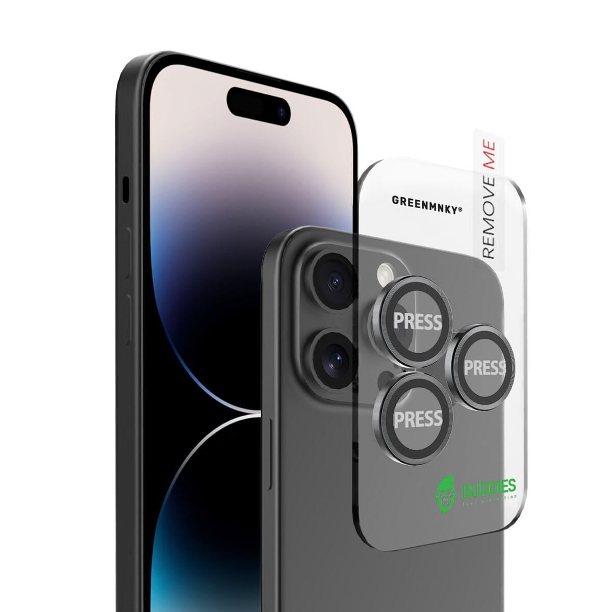 BUDDIES für iPhone 14 Pro/14 Pro Max, Schwarz