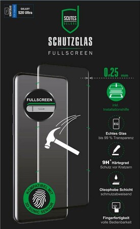 3D Schutzglas für Samsung Galaxy S20 Ultra