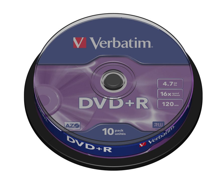 DVD+R, 4.7 GB, 16x, 10er Pack DVD-Rohlinge