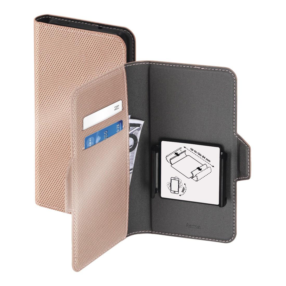 Booklet "Smart Move - Metallic", Gr. XL, Geräte bis 7,1 x 14,4 cm, Rosegold (00196772) Handyhülle