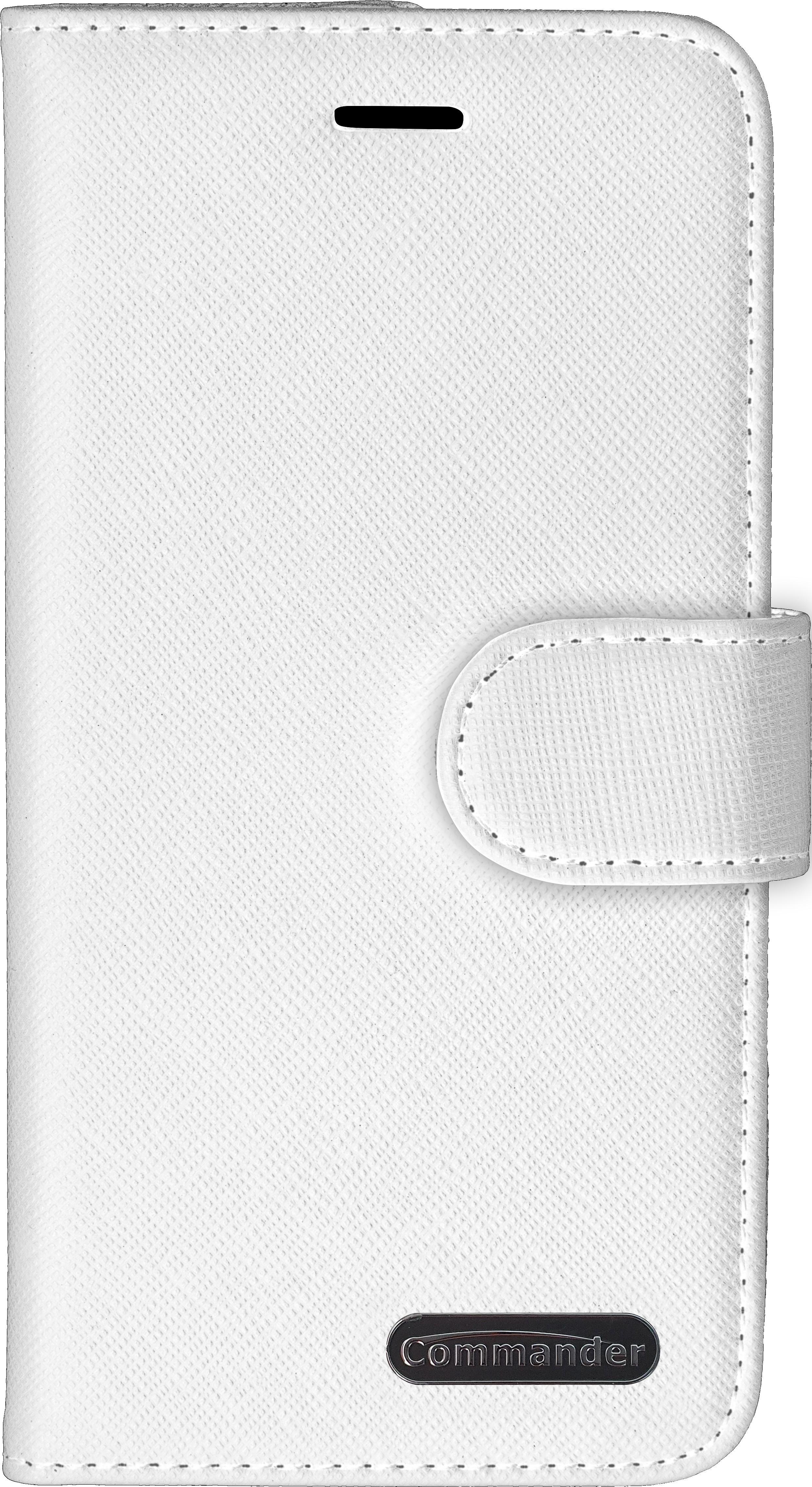 BOOK CASE ELITE Cross White für Apple iPhone 12/ 12 Pro Handyhülle