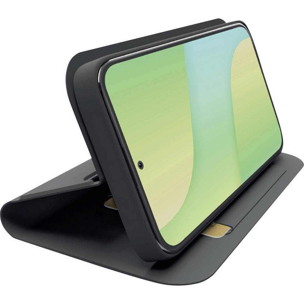 Klapphülle mit Ständer und Soft-Touch-Oberfläche für das Samsung A27, Schwarz Handyhülle