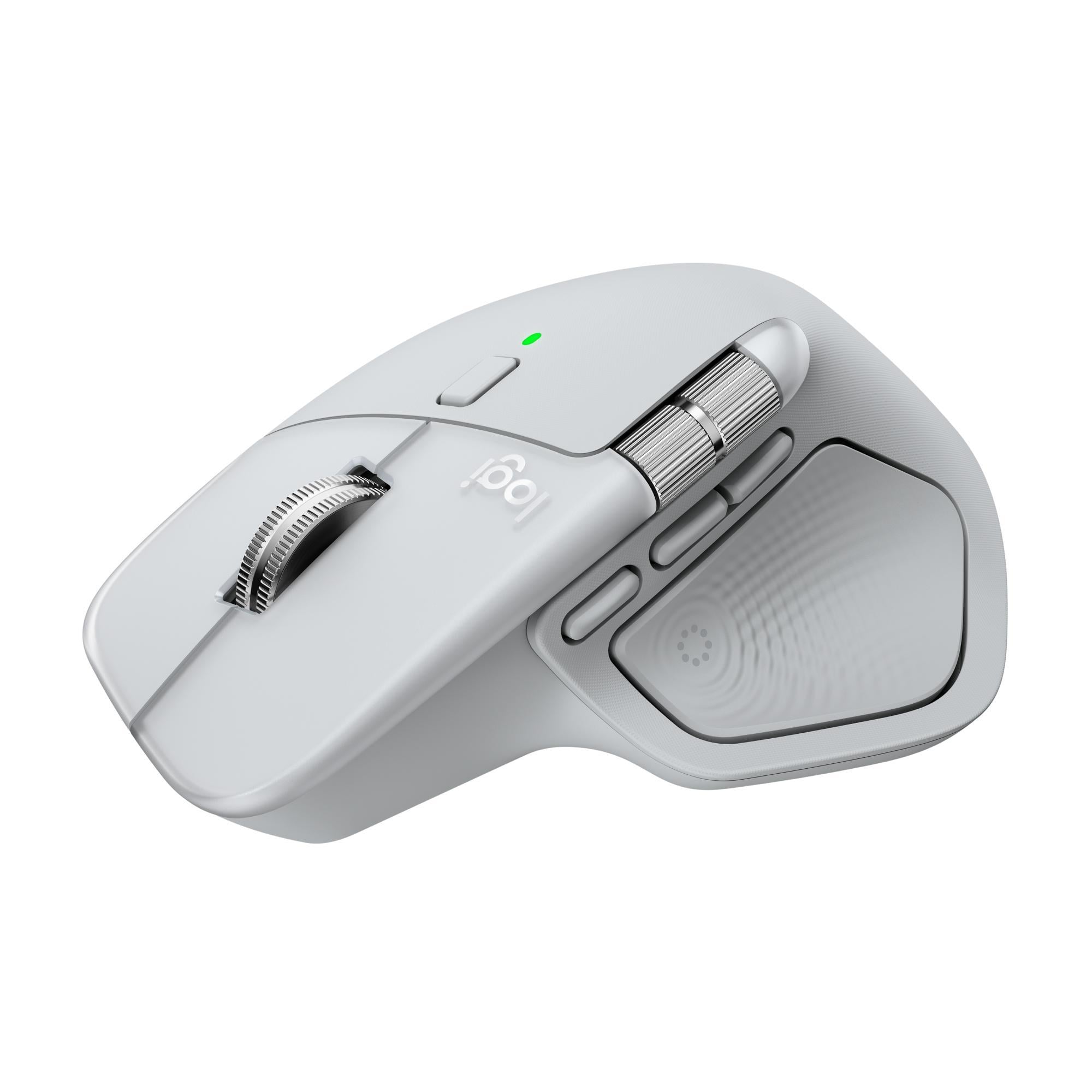 MX Master 4 für Mac, Weiß Silber Maus