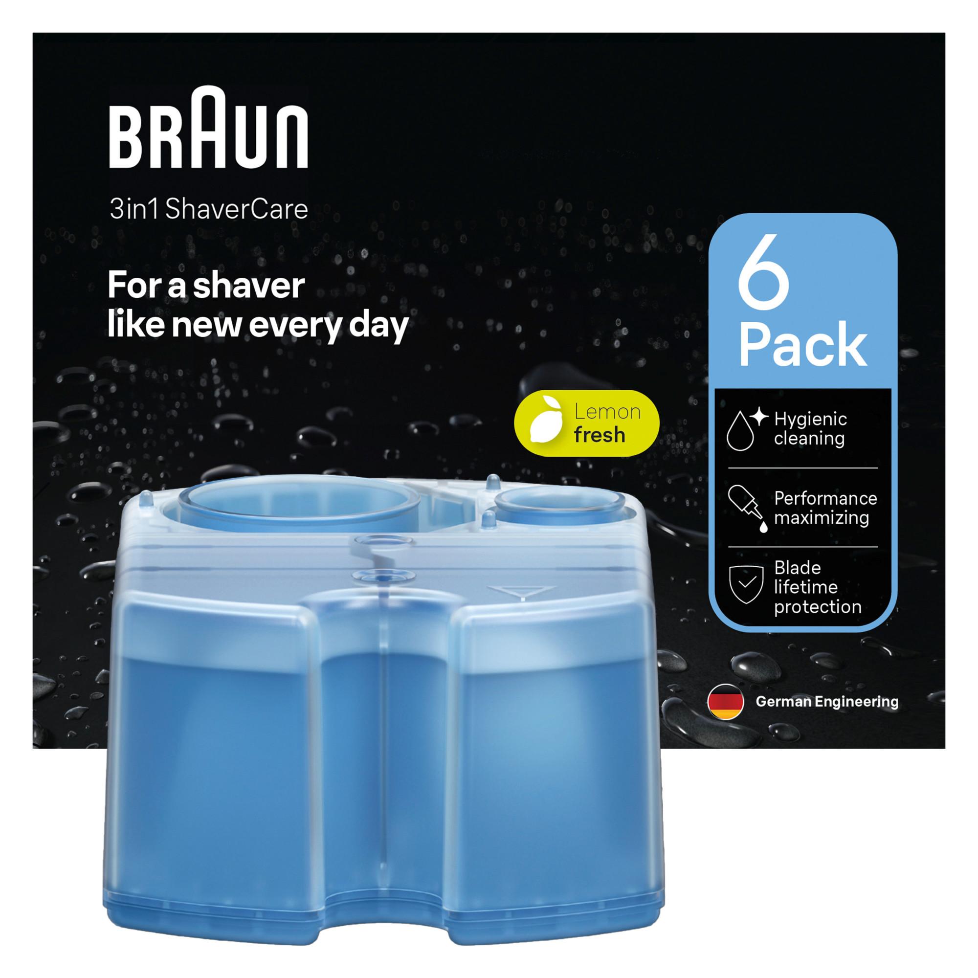 3-in-1 ShaverCare Reinigungskartuschen für Reinigungsstationen, 6er Pack