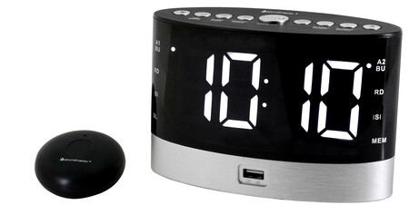 UR580SW Schwarz Radiowecker