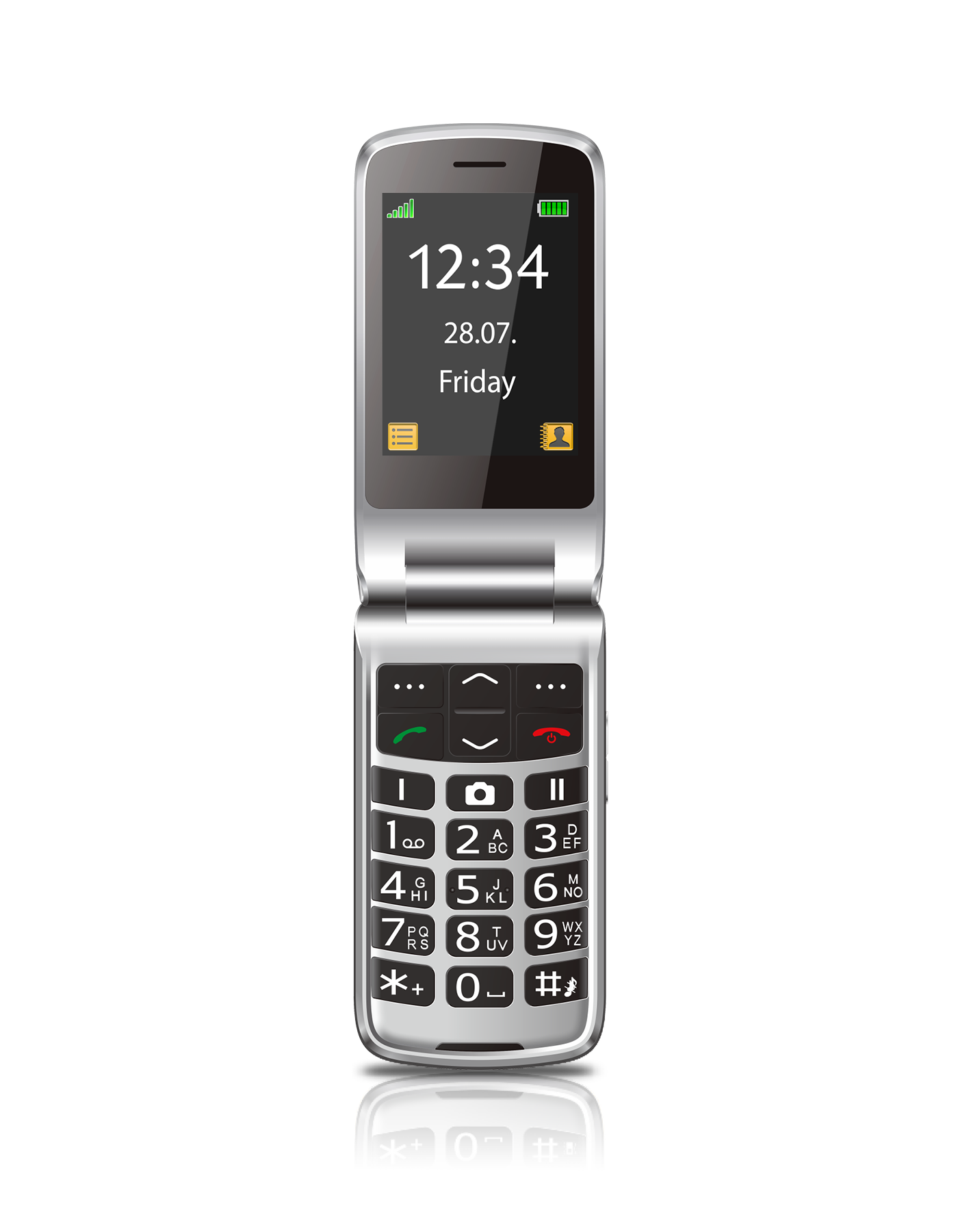 SL645 LTE 4G silber-schwarz (2025) Handy