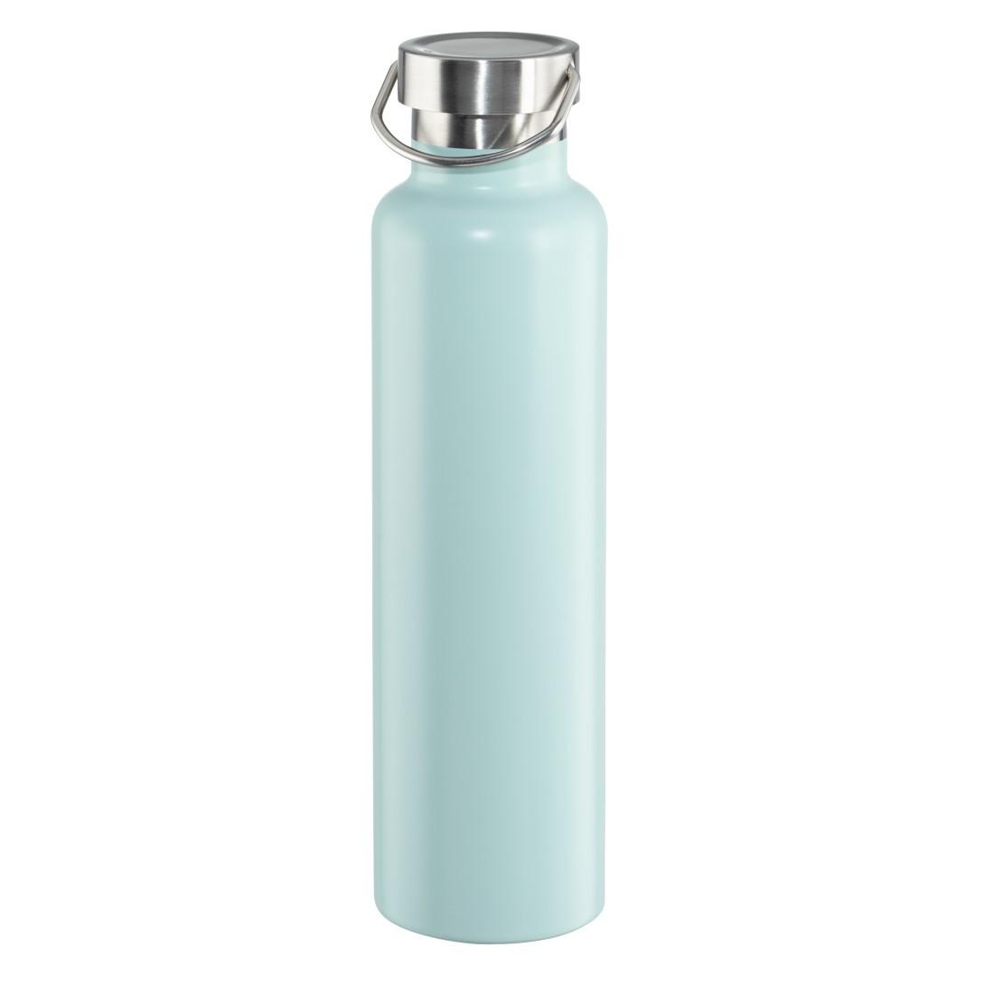 Trinkflasche, 750 ml, Drehverschluss, auslaufsicher, kohlensäurefest, Blau (00181589)
