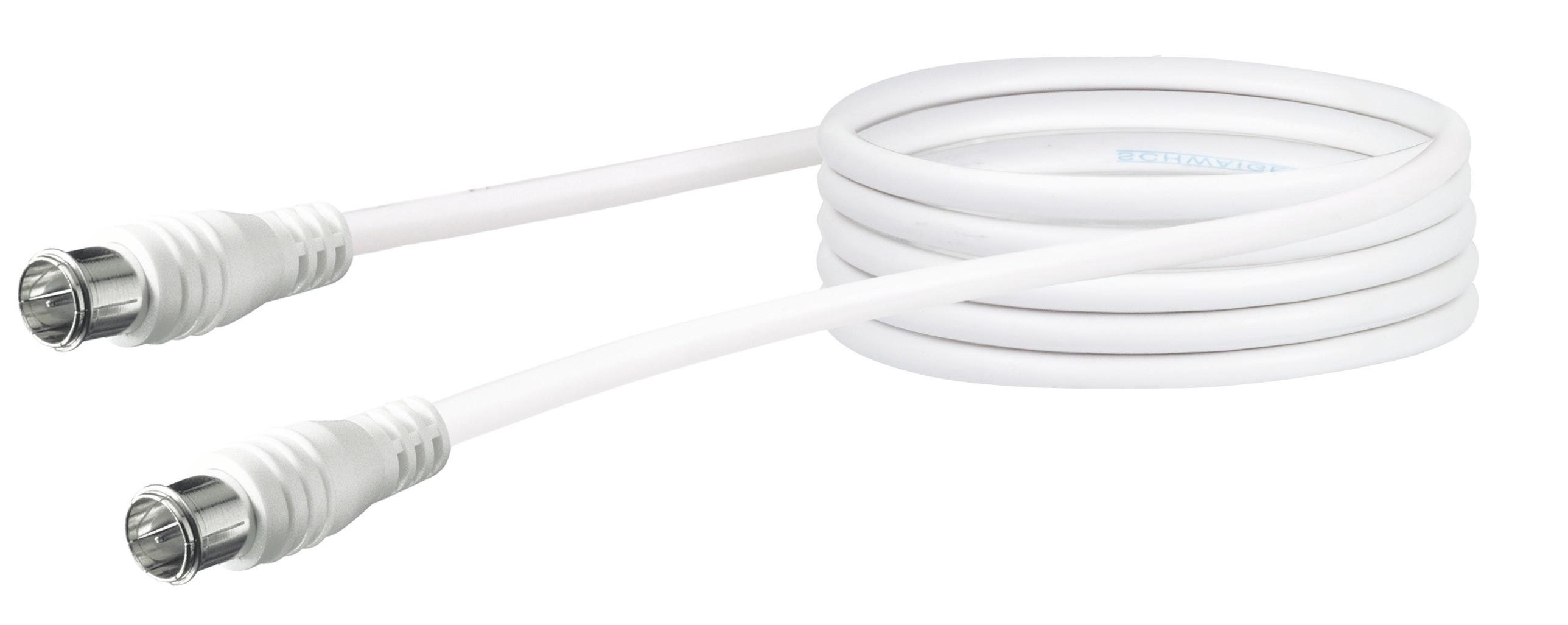 SAT Anschlusskabel (75 dB) KVCQ30 - F-Quick Stecker > F-Quick Stecker, 3m