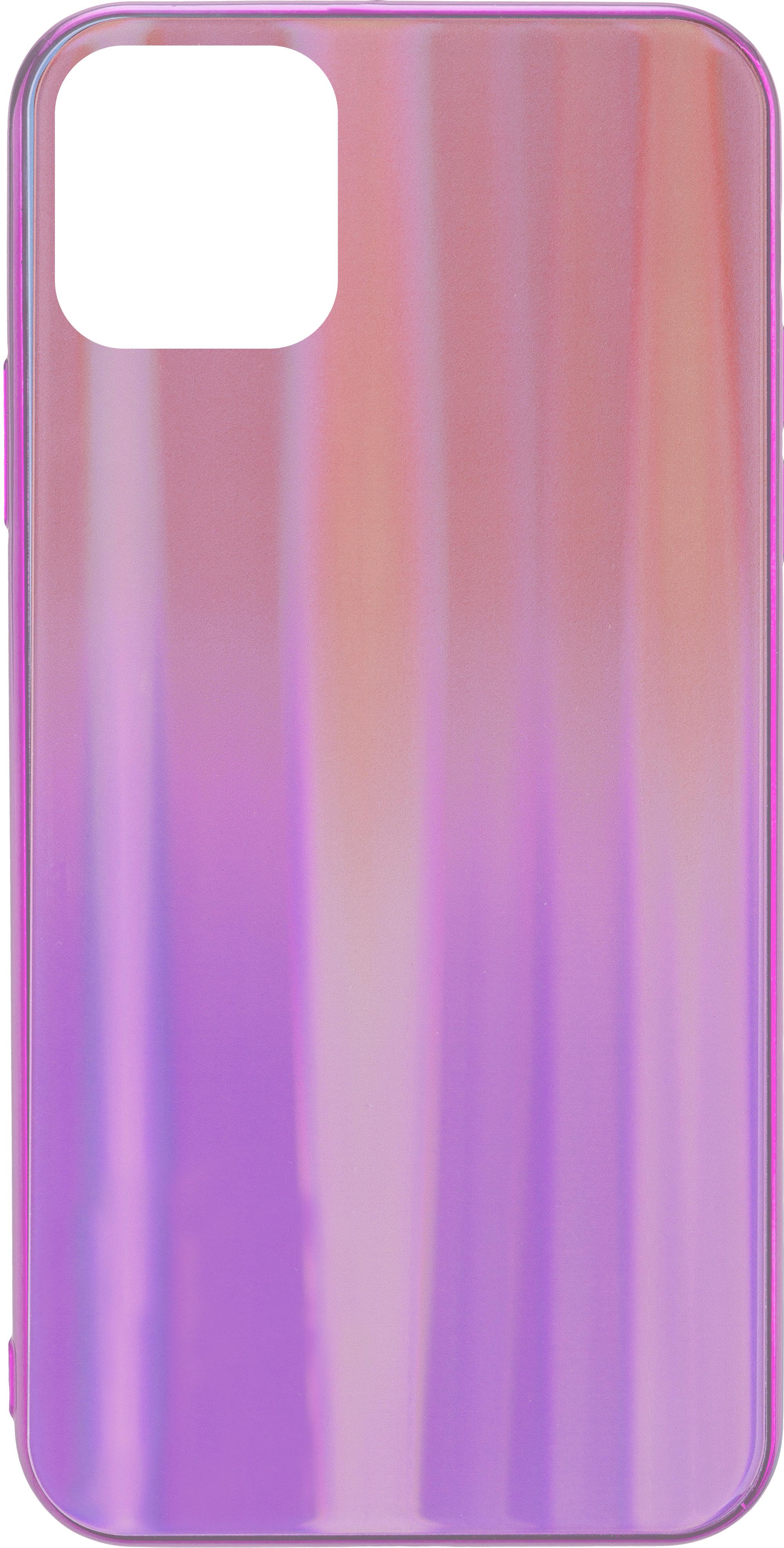 Glas Back Cover RAINBOW für Apple iPhone 12 Purple Handyhülle