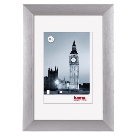 Aluminiumrahmen "London", Silber, 50 x 70 cm