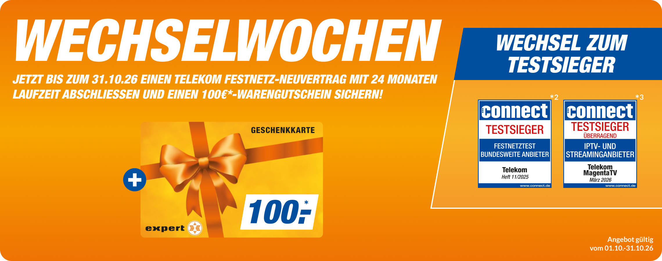 Magenta Zuhause L mit 100€ expert Gutschein