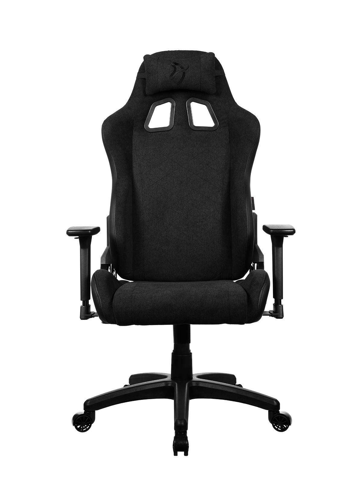 Avanti Soft Fabric Gaming-Stuhl, Pure Black