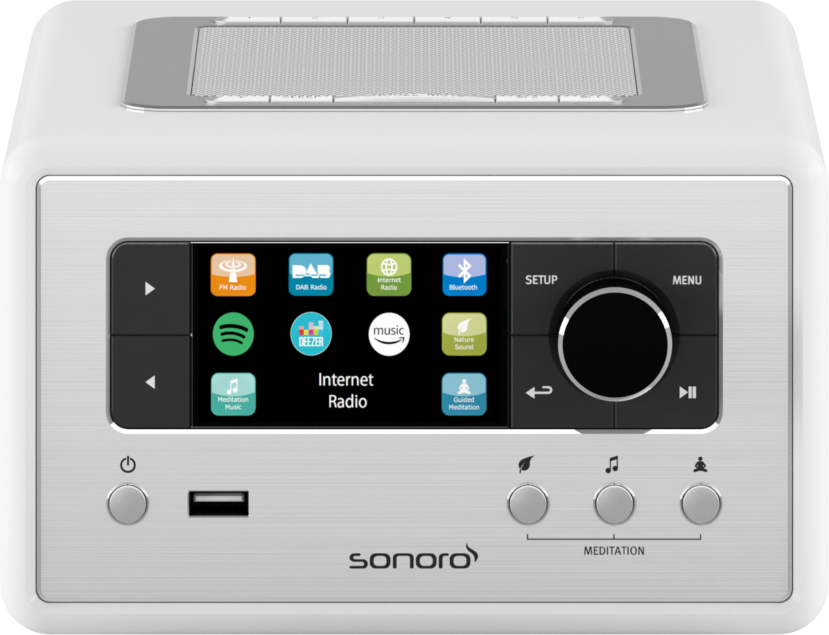 SO-8100-100-WH Relax weiß Internetradio