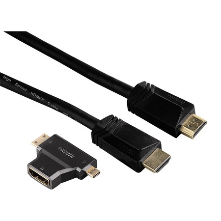 High Speed HDMI-Kabel und 2 HDMI-Adapter