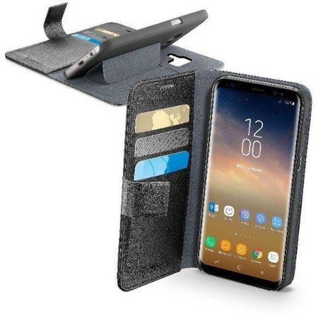 BOOK AGENDA, Buchklapptasche, Standfunktion + Kartenfach für Samsung Galaxy S9+