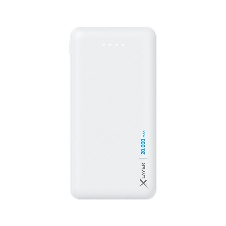 Powerbank Micro weiß, 20.000-mAh