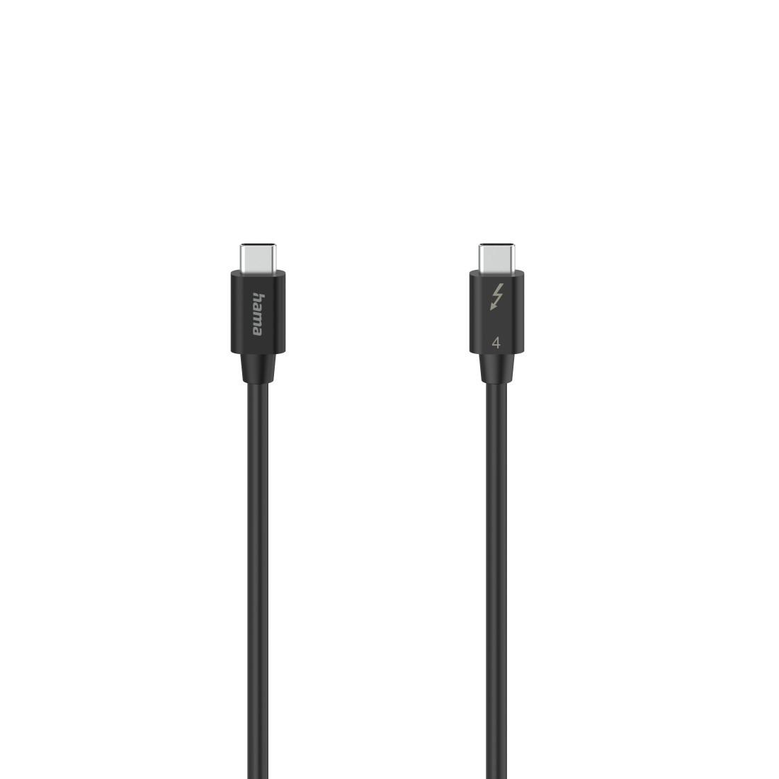 Thunderbolt-4-Kabel "USB-C", 40 Gbit/s, 5 A, 100 W, Ultra-HD 8K, 0,80 m (00200659)