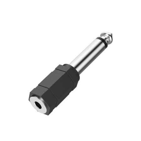 Audio-Adapter, 3,5-mm-Klinken-Kupplung Mono - 6,3-mm-Klinken-Stecker Mono