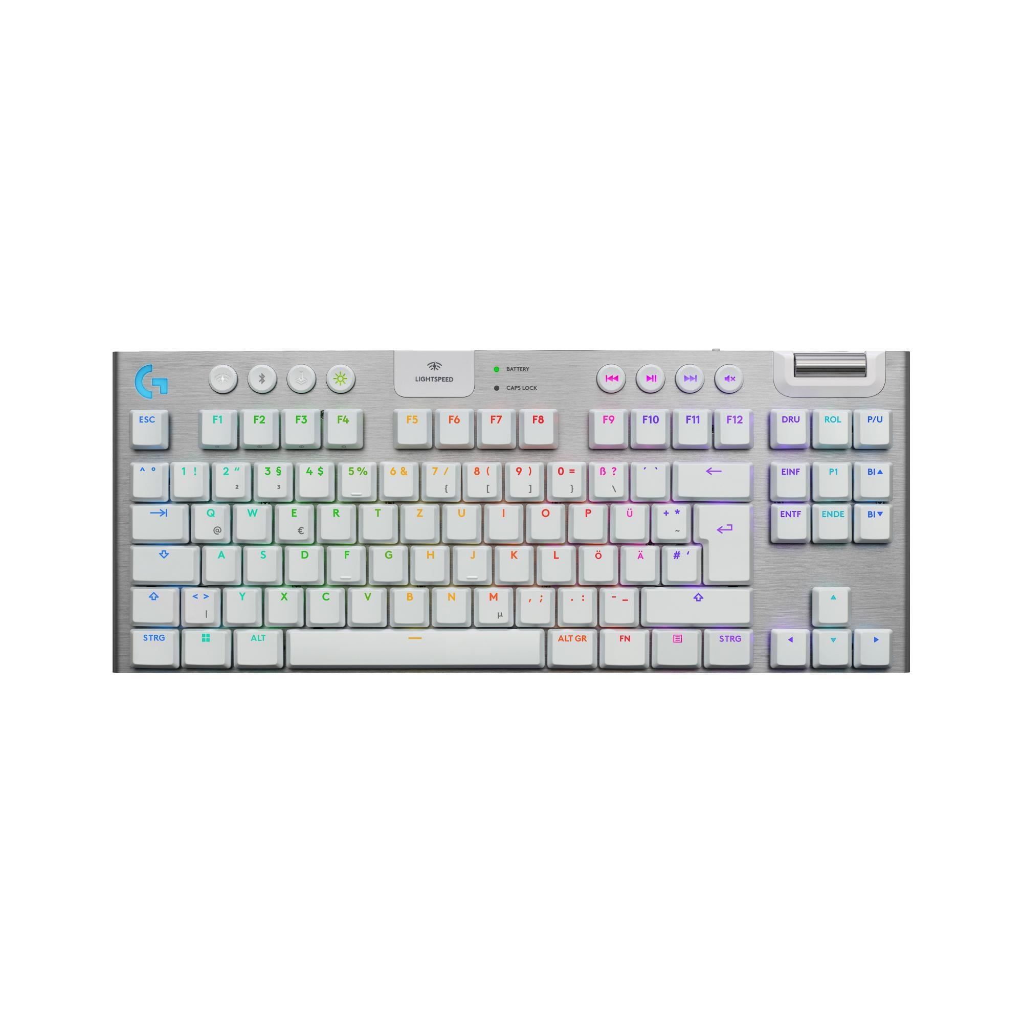 G915 X LIGHTSPEED TKL Taktile kabellose Gaming-Tastatur, Weiß