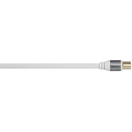 Antennen-Kabel, Koax-Stecker - Koax-Kupplung, Gewebe, verg., 110 dB, 5,0 m (00127200)