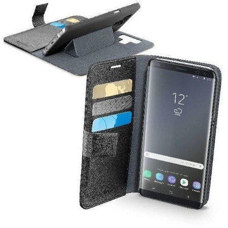 BOOK AGENDA, Buchklapptasche, Standfunktion + Kartenfach für Samsung Galaxy Note 9