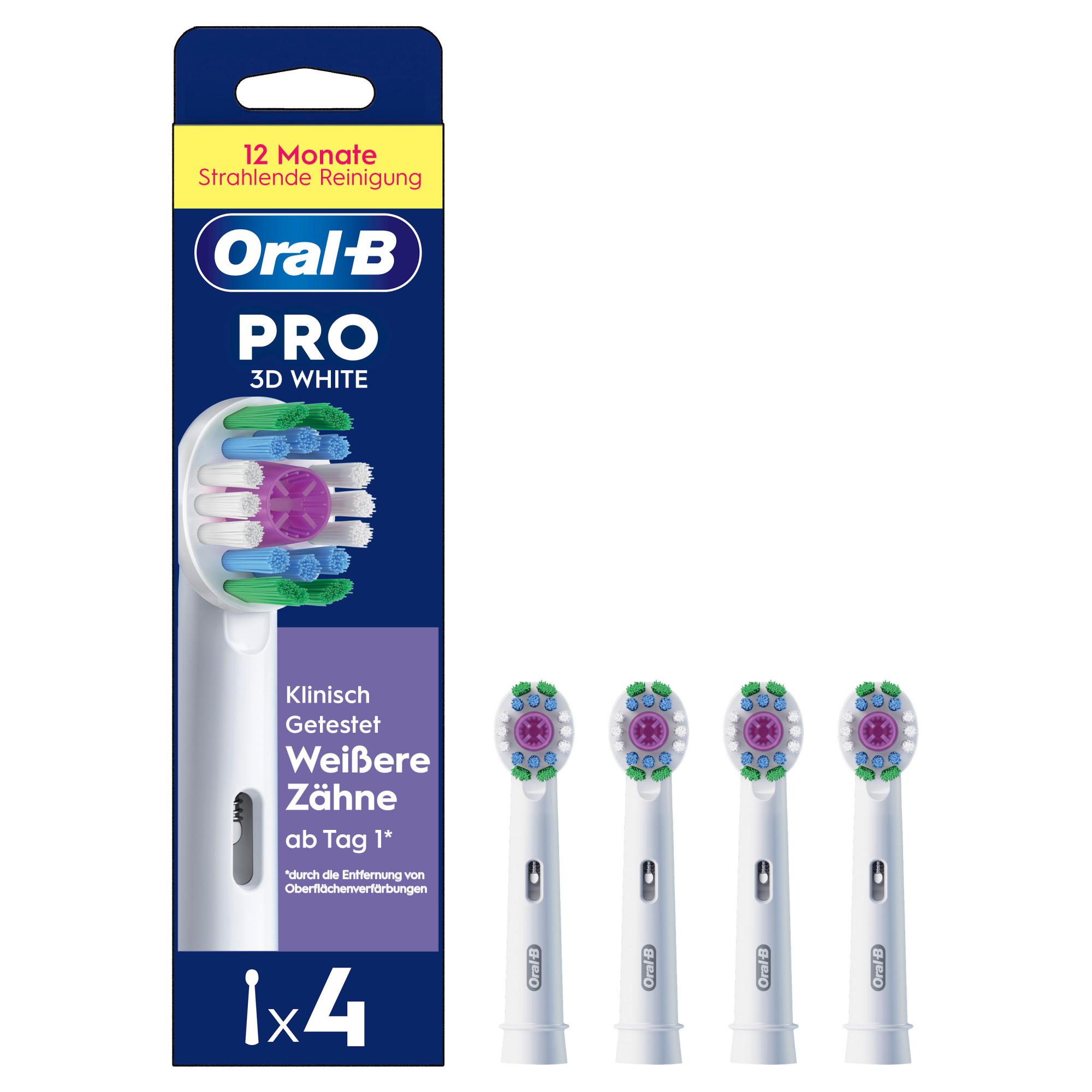 Aufsteckbürsten Pro 3DWhite 4 Stück