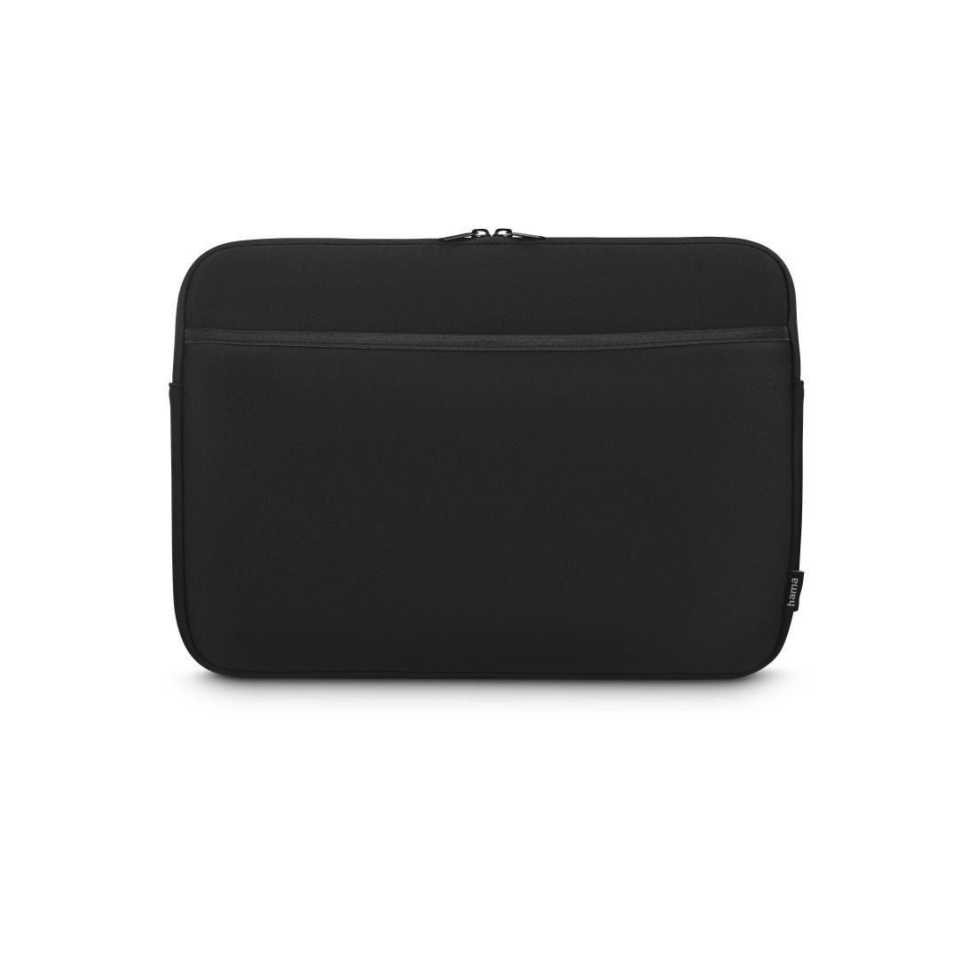 Laptop-Sleeve "Neoprene" mit Vorderfach, 36 - 40 cm (14,1"-15,6"), Schwarz (00227069)