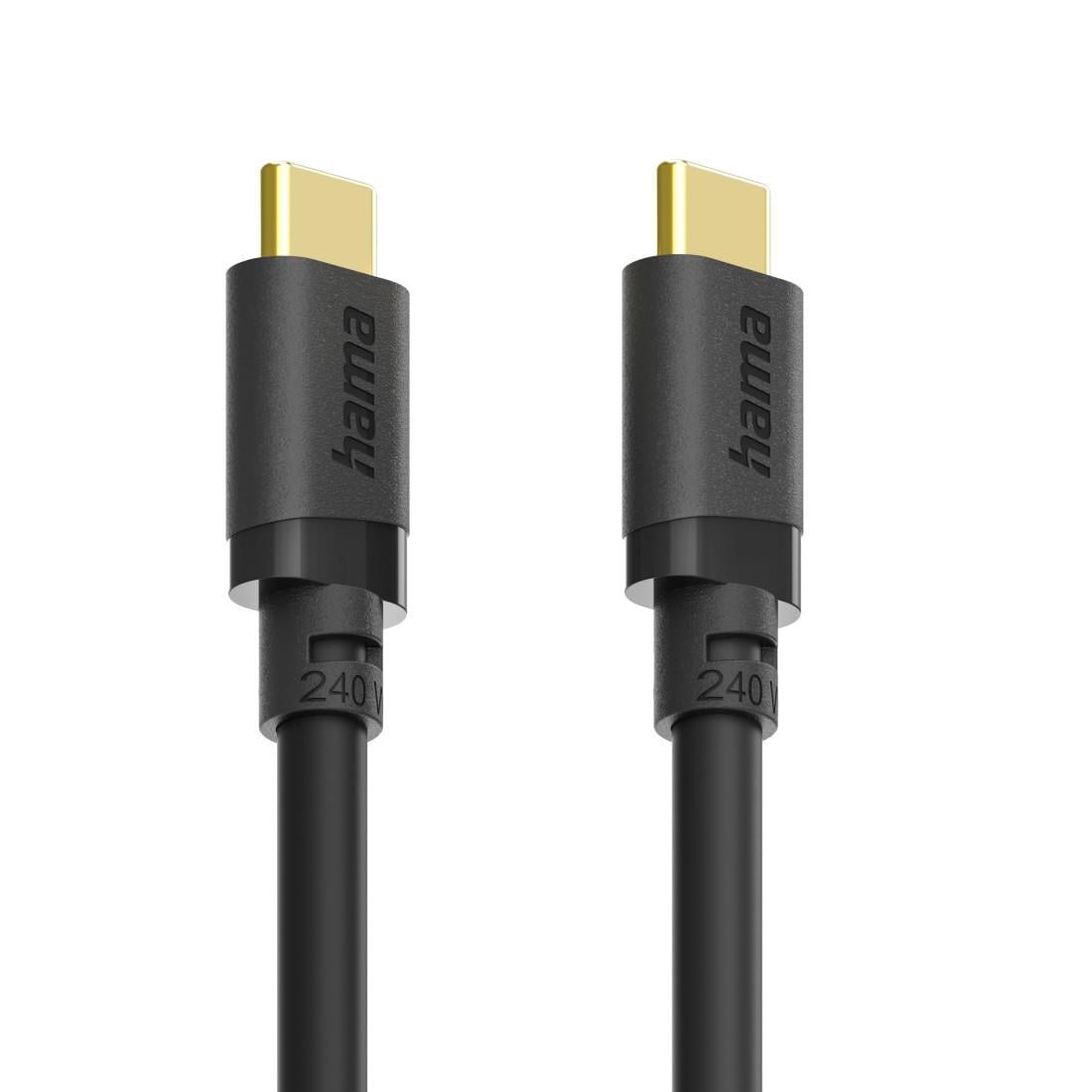 USB-C-Kabel, USB 3.2 Gen1, 5 Gbit/s, 240 W, 0,75 m (00202008)
