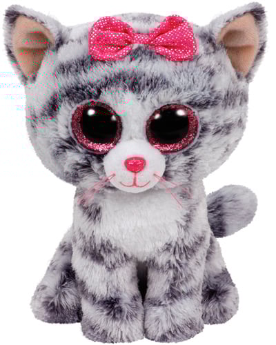 Beanie Boos Kiki Katze grau 15cm Kuscheltier