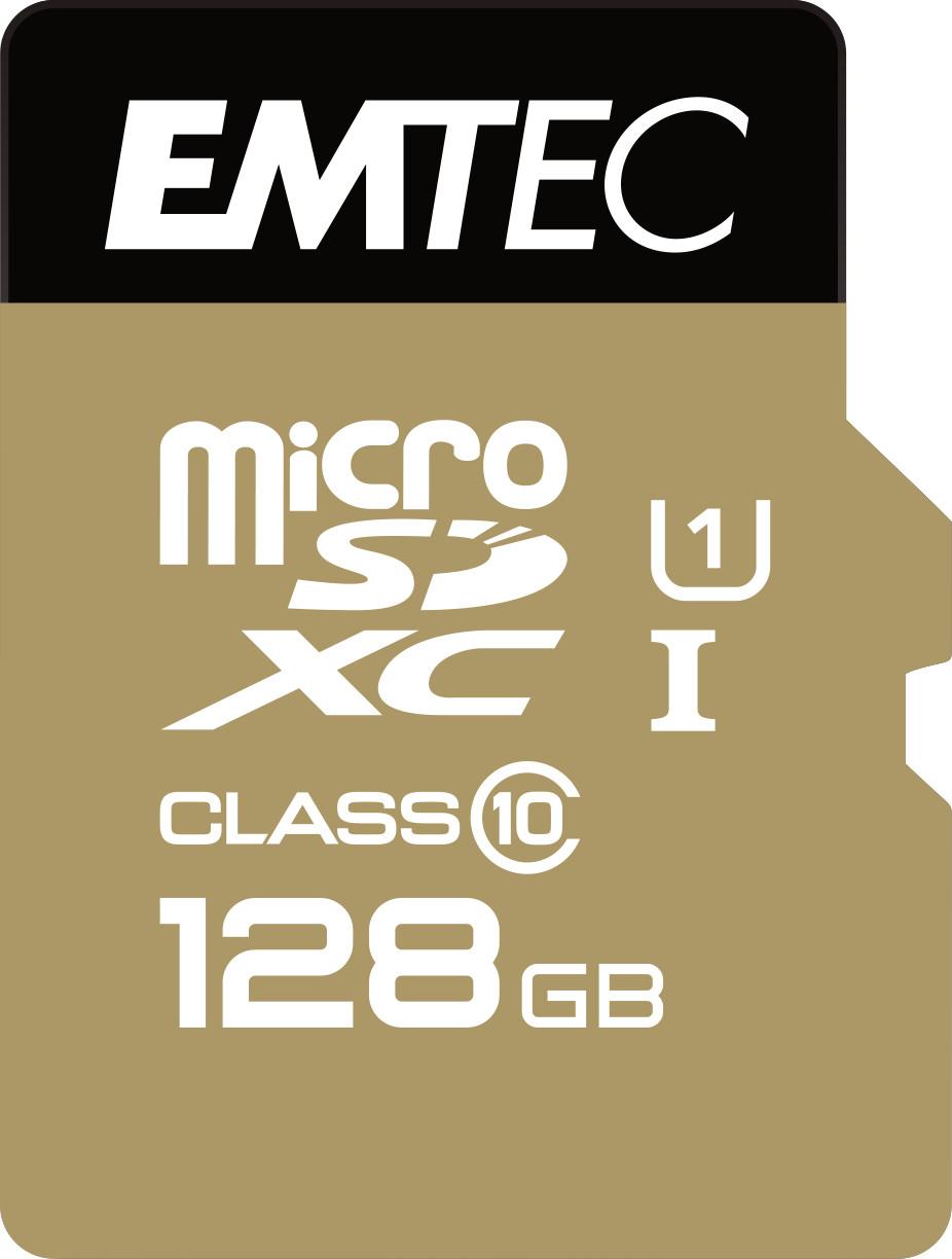 microSD 128GB UHS-I U1 EliteGold + Adapter
