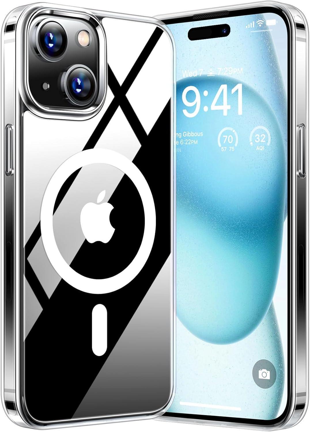 Guardian Magnetic Series für iphone 15 Clear Handyhülle