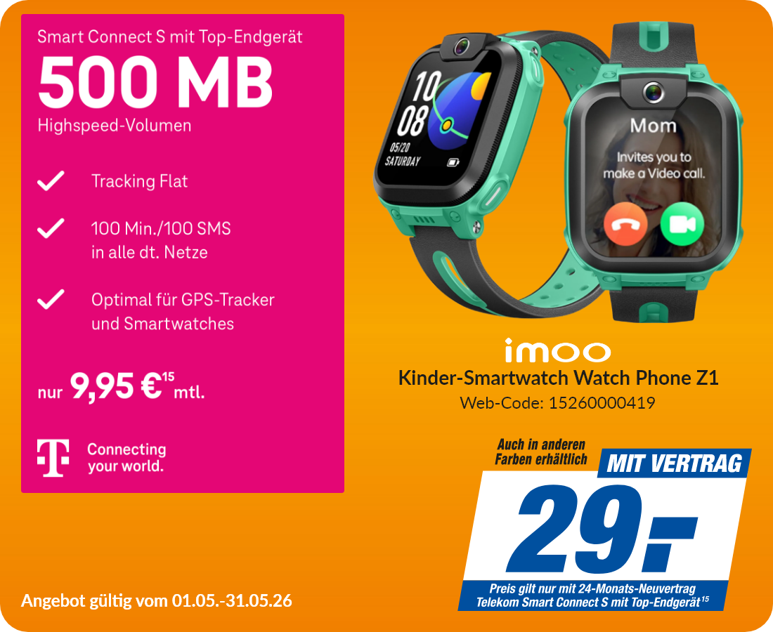 IMOO Z1 mit Smart Connect S Top für 29€!