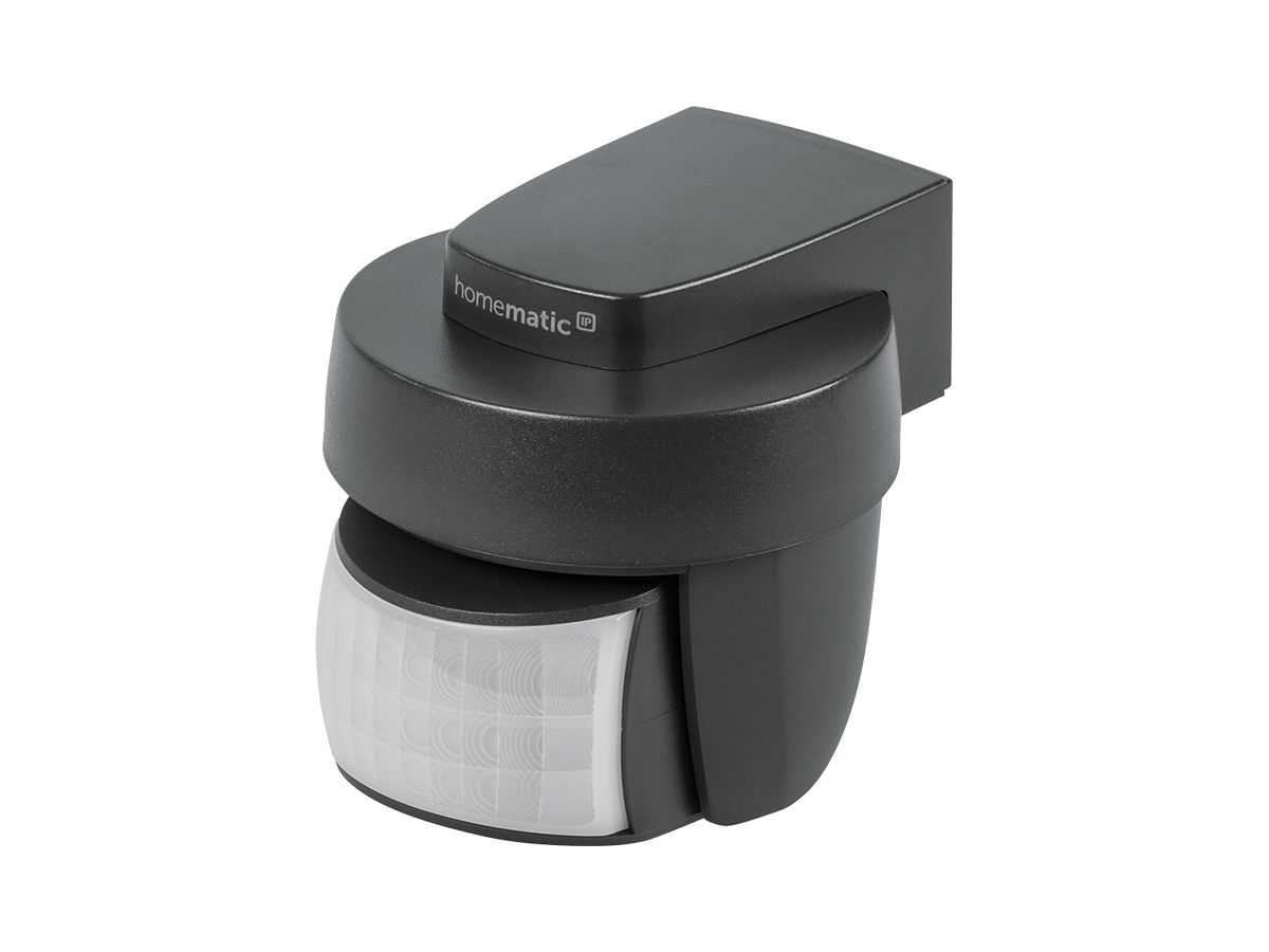 Bewegungsmelder mit Dämmerungssensor – außen, anthrazit