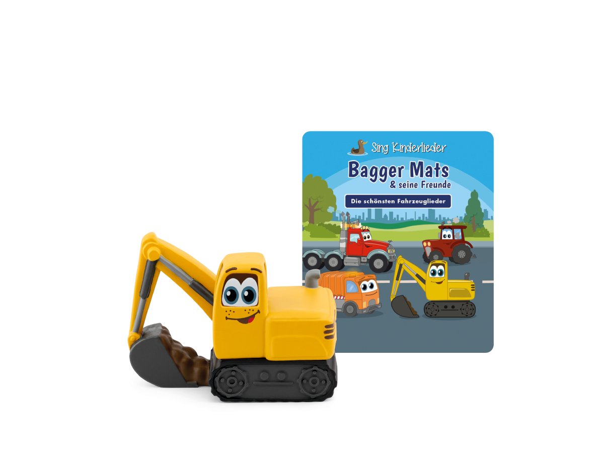 Sing Kinderlieder - Bagger Mats & seine Freunde: Die schönsten Fahrzeuglieder Hörfigur