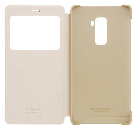 View Flip Cover für Mate S gold