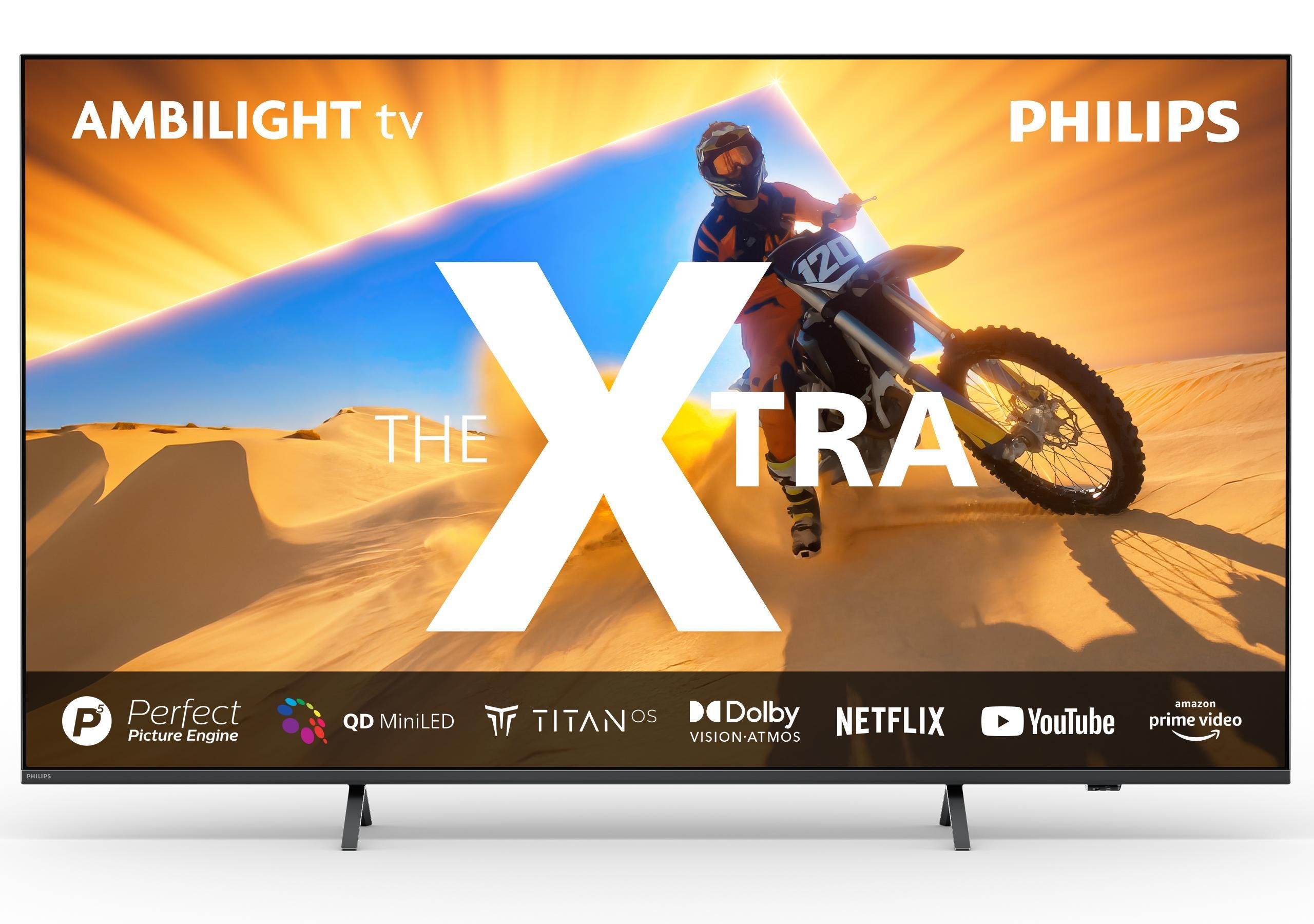 55PML9049 The Xtra 4K QD Ambilight Mini LED TV